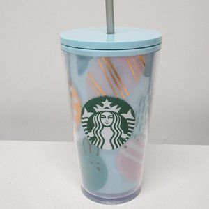 NEW! Starbucks Easter Egg Insulated Coffee Tumbler with Matching Straw
